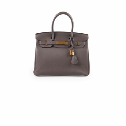 Hermes Birkin 30 Etain C Stamp (2018) - photo 1