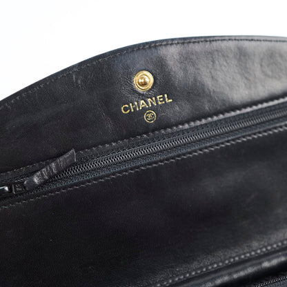 Chanel CC Logo Wallet On Chain WOC Black - photo 9
