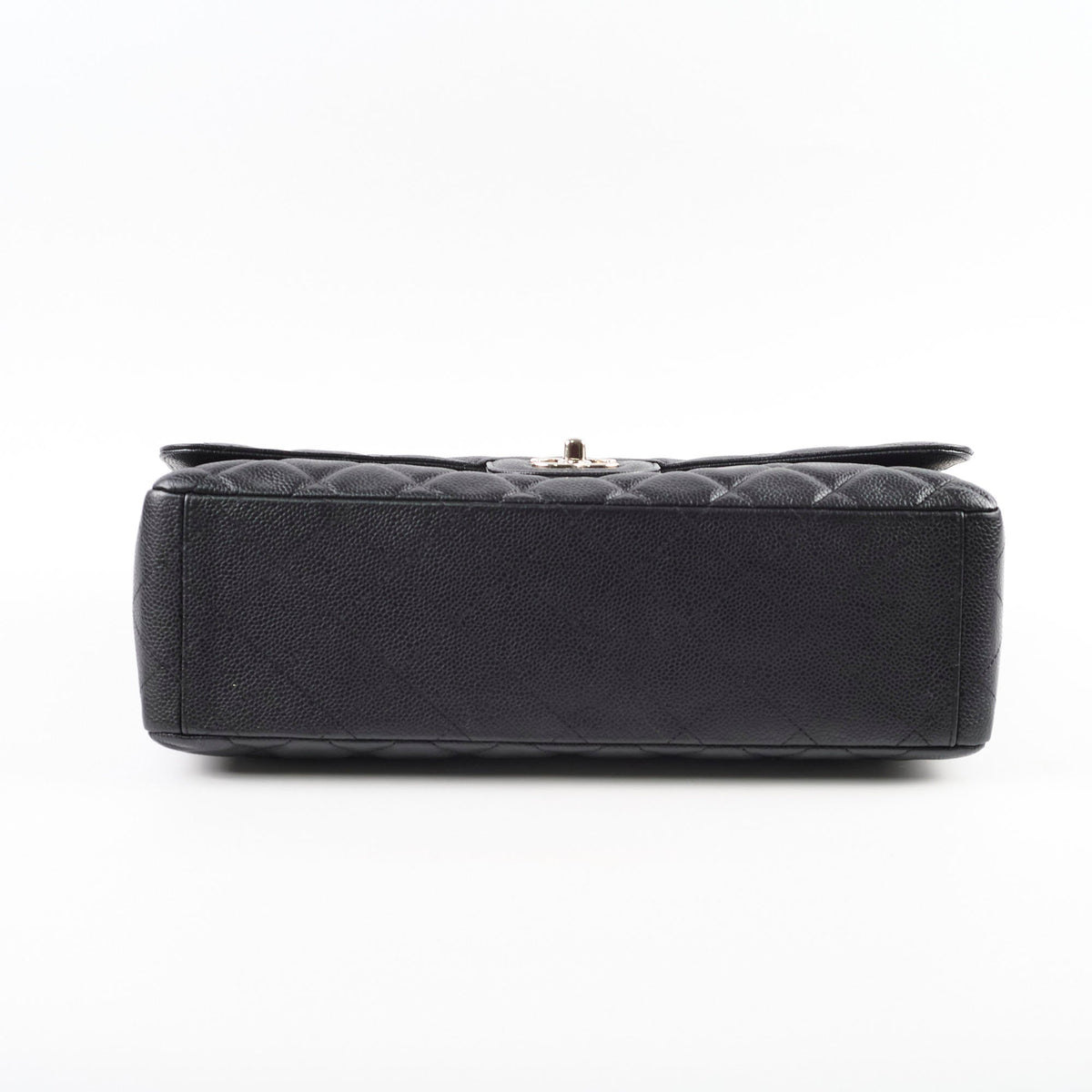 Chanel Maxi Single Flap Black Caviar SHW - photo 4