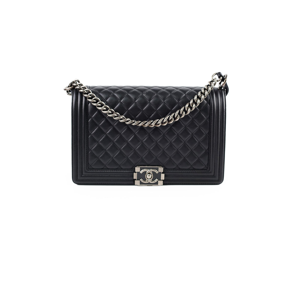 Chanel New Medium Boy Bag Black - photo 1