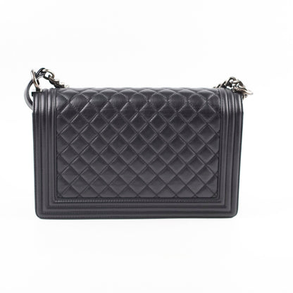 Chanel New Medium Boy Bag Black - photo 2