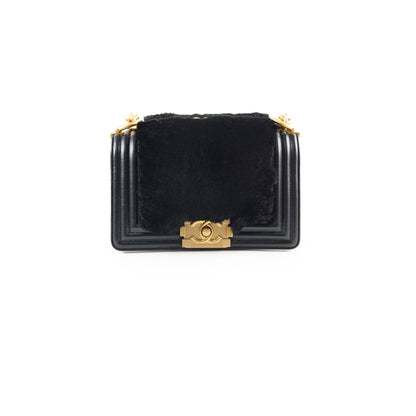 Chanel Boy Black Fur - photo 1