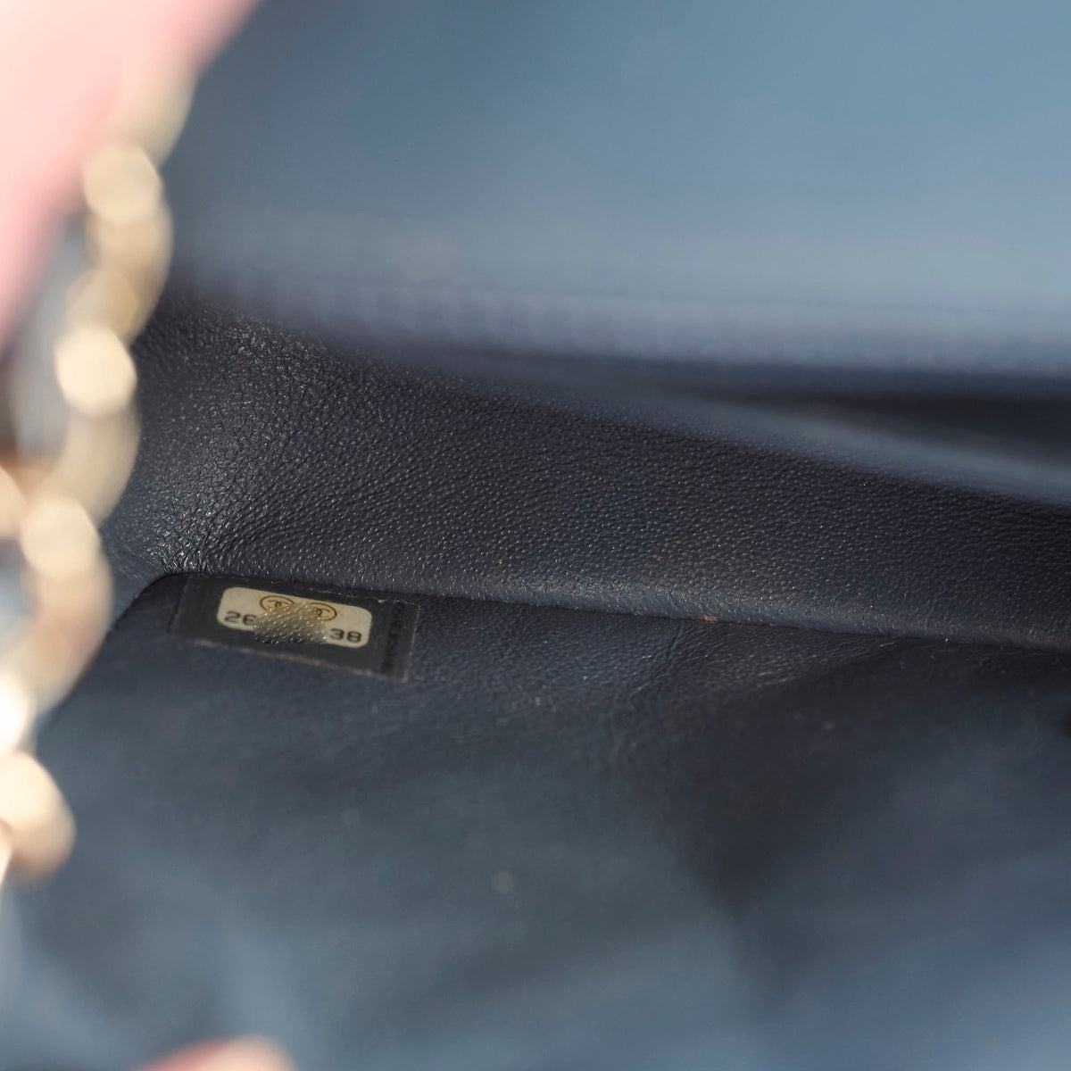 Chanel Chevron Mini Rectangular Classic Flap Dark Grey/Blue - photo 18