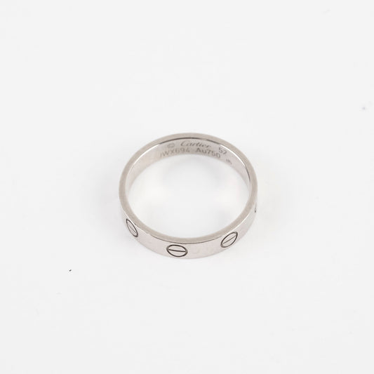 Cartier Love Ring Small Model White Gold Size 52 - photo 2