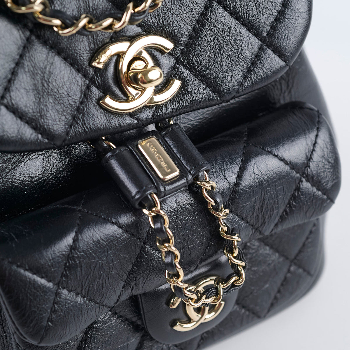 Chanel Duma Backpack Black (Microchip) - photo 17