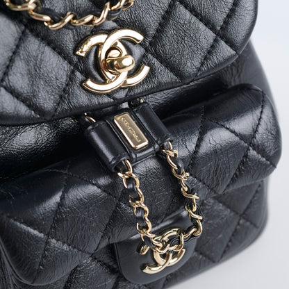 Chanel Duma Backpack Black (Microchip) - photo 17
