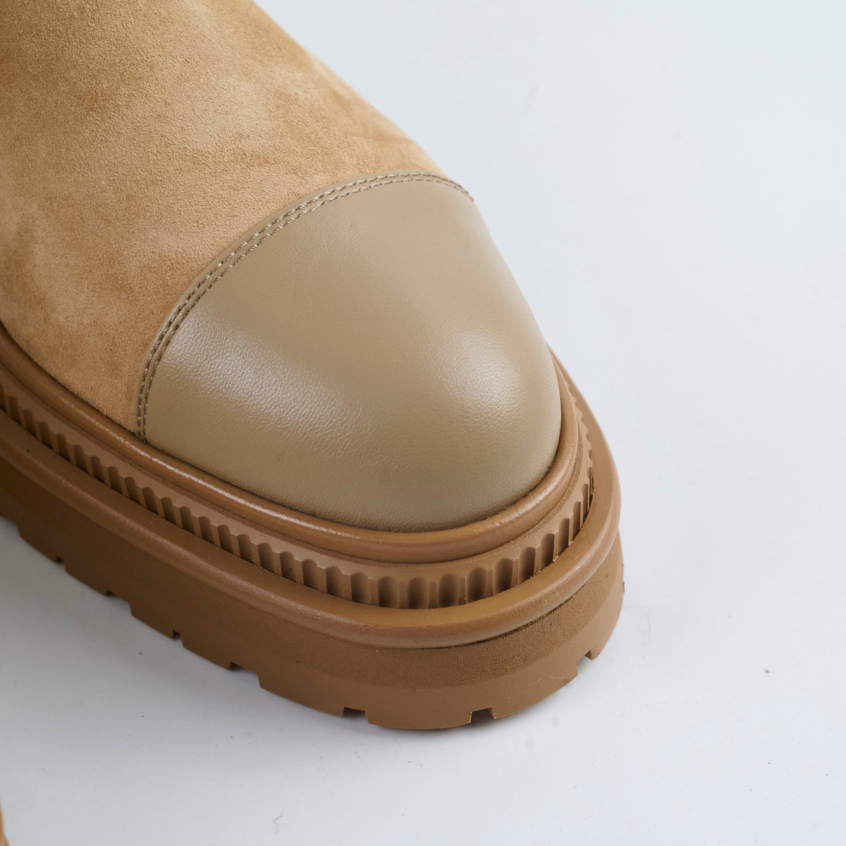 Chanel Suede Boots Light Brown Size 36 - photo 14
