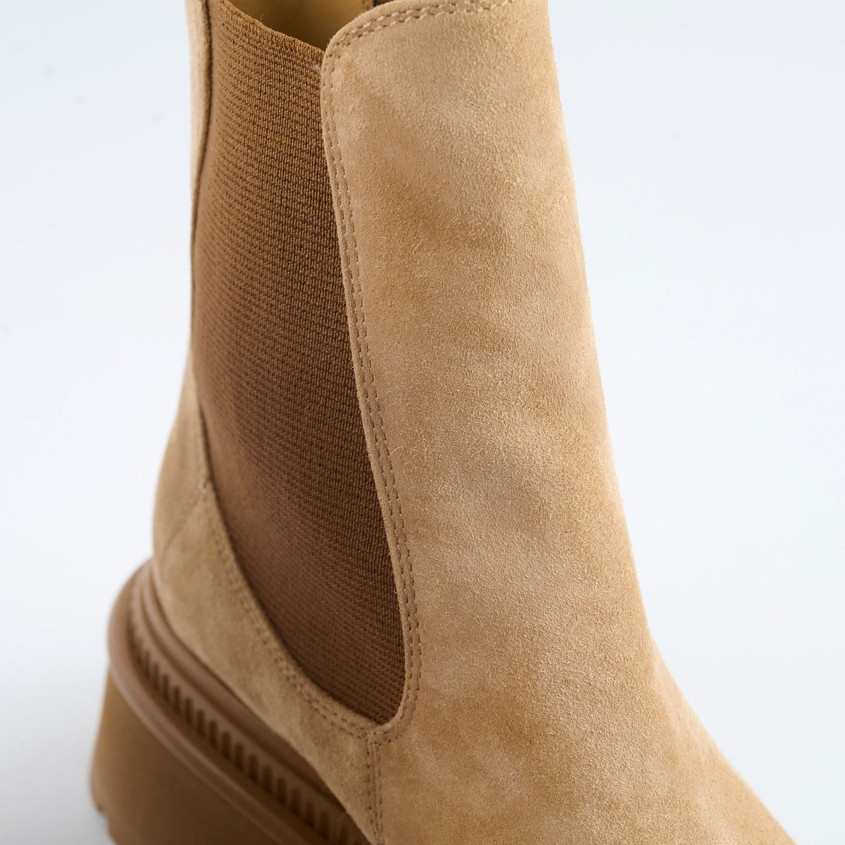 Chanel Suede Boots Light Brown Size 36 - photo 13