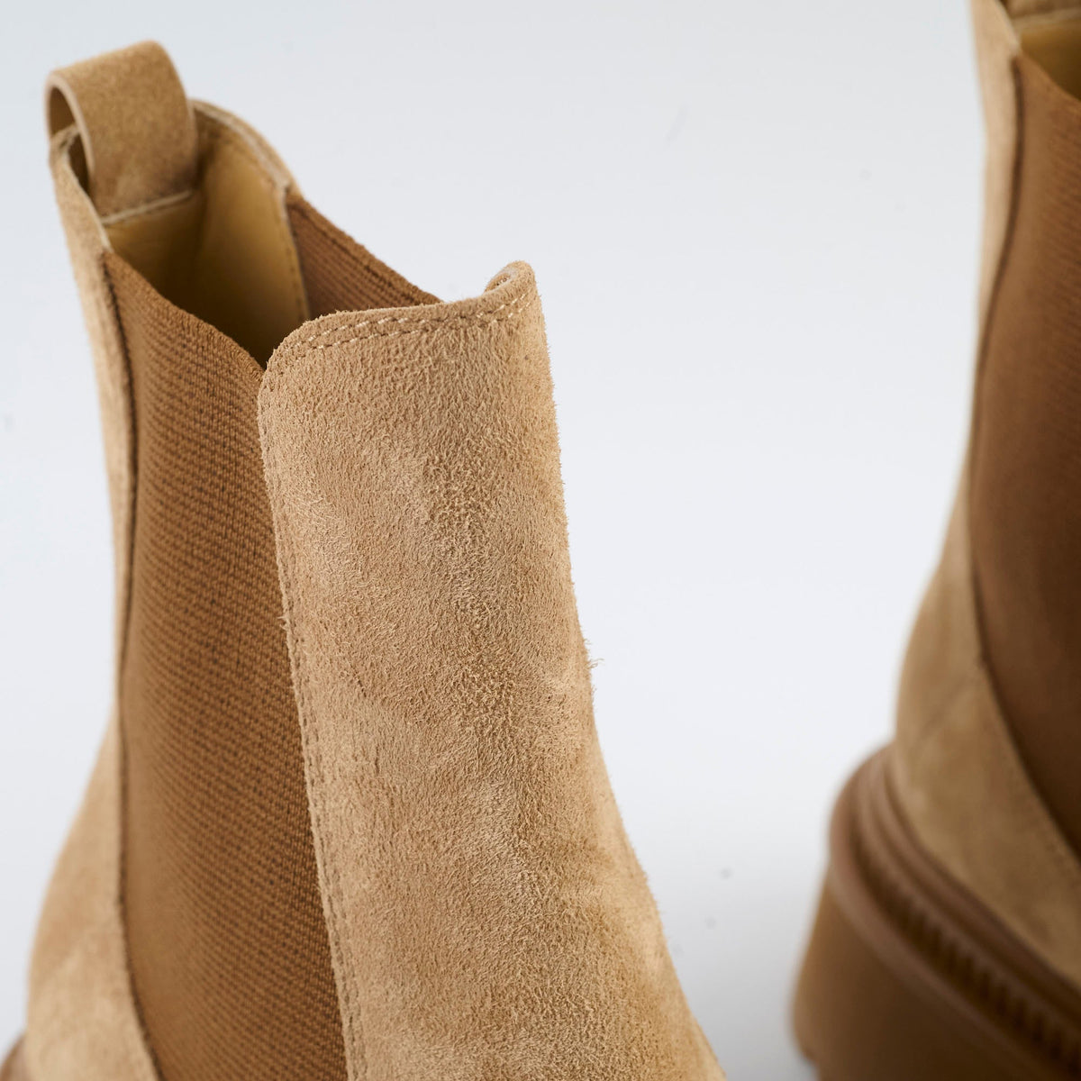 Chanel Suede Boots Light Brown Size 36 - photo 11