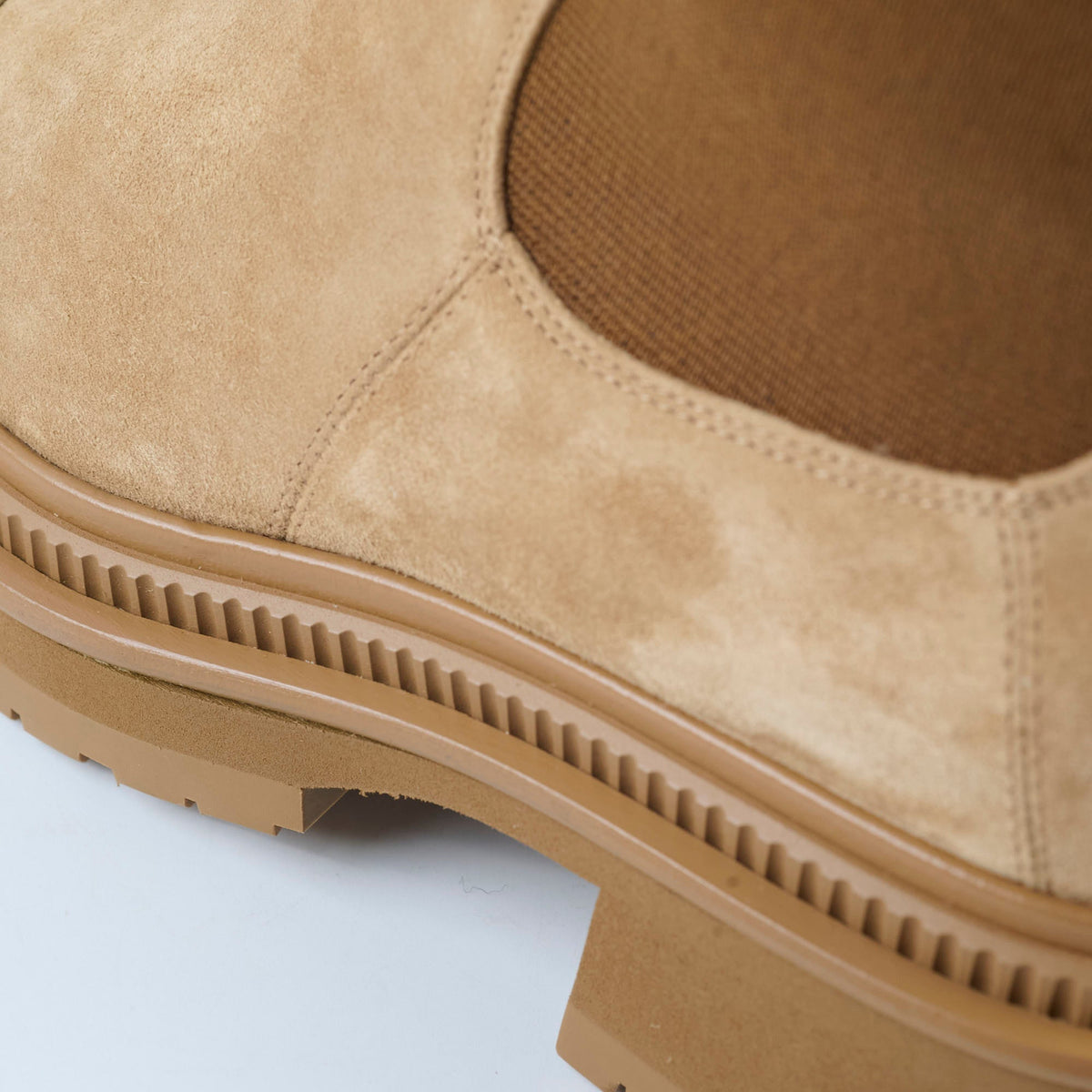 Chanel Suede Boots Light Brown Size 36 - photo 8