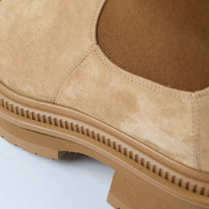 Chanel Suede Boots Light Brown Size 36 - photo 8