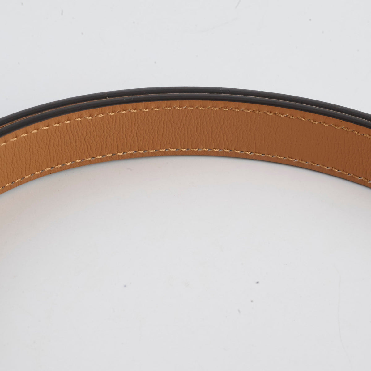 Hermes Kelly Belt Etoupe GHW - photo 6