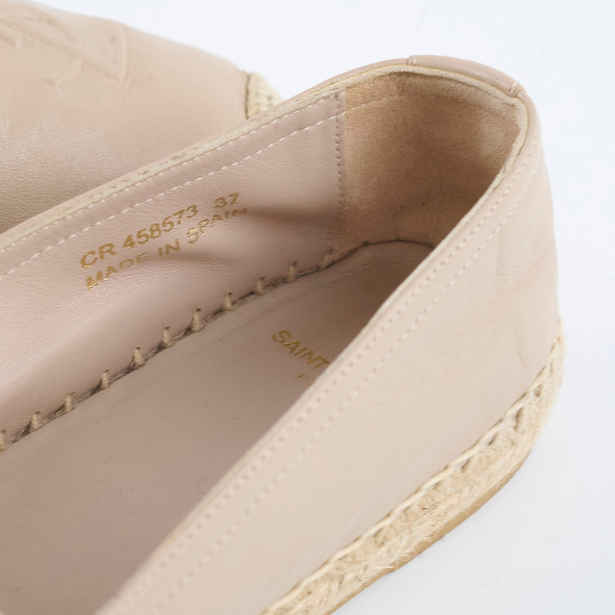 Saint Laurent Espadrilles Beige Size 37 - photo 5
