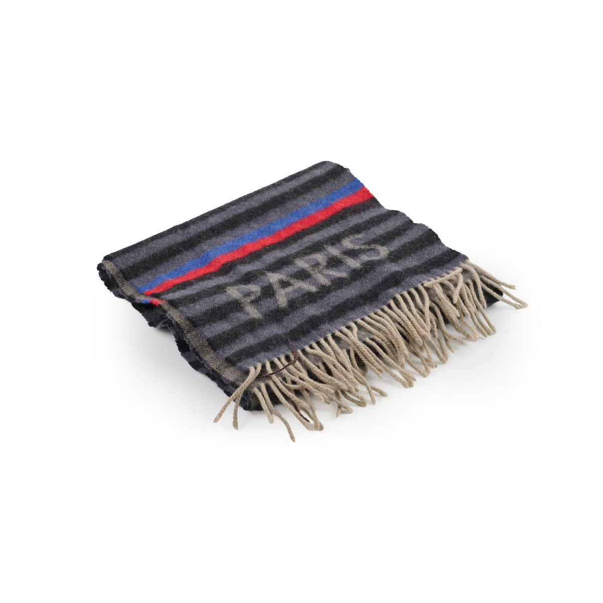 Louis Vuitton 1854 Striped Wool Scarf Grey - photo 1