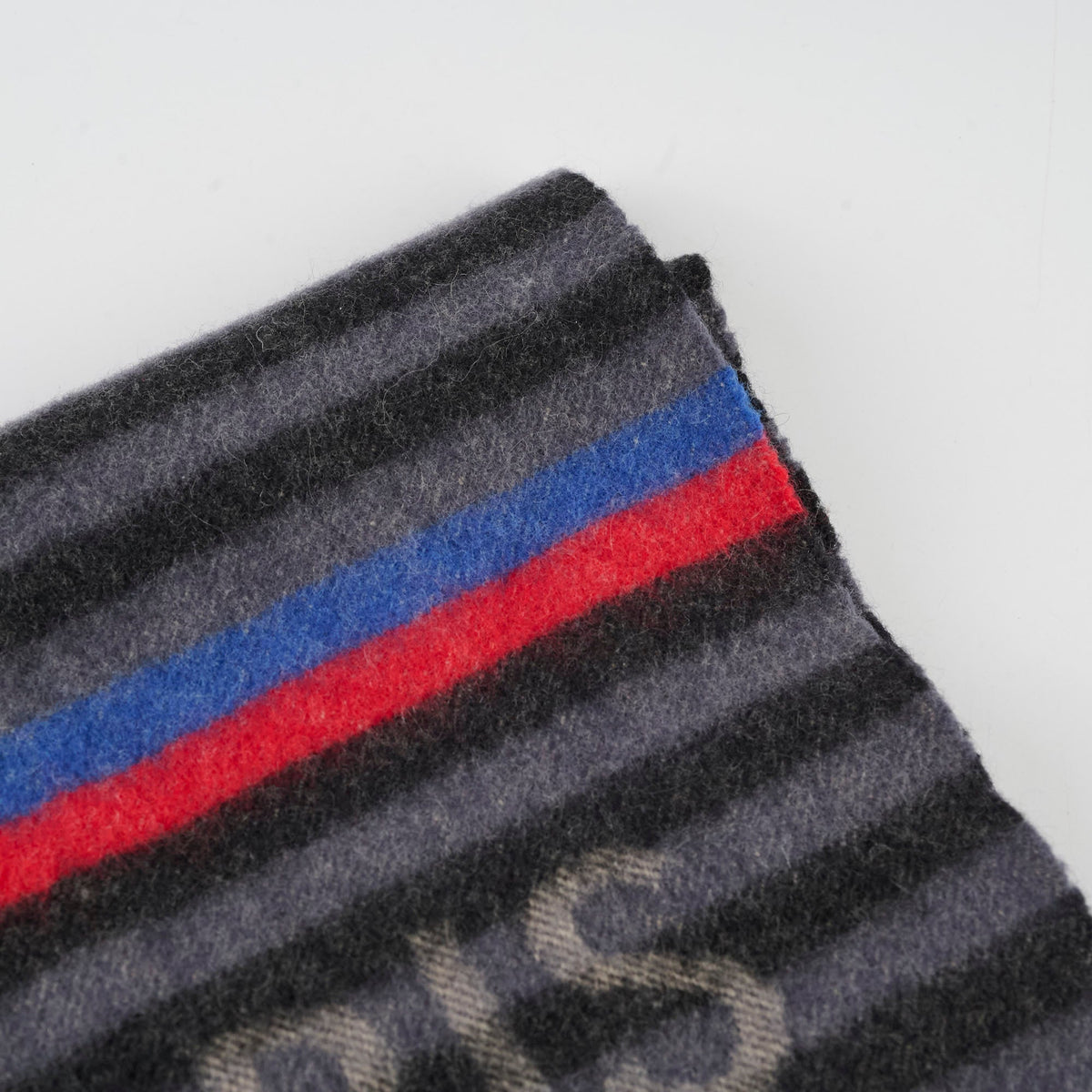 Louis Vuitton 1854 Striped Wool Scarf Grey - photo 6