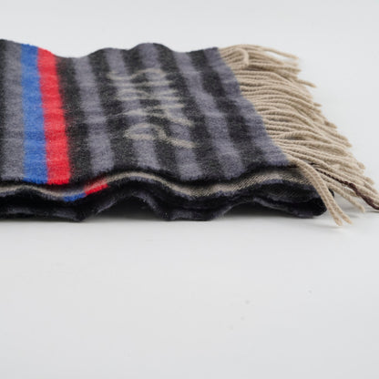 Louis Vuitton 1854 Striped Wool Scarf Grey - photo 5