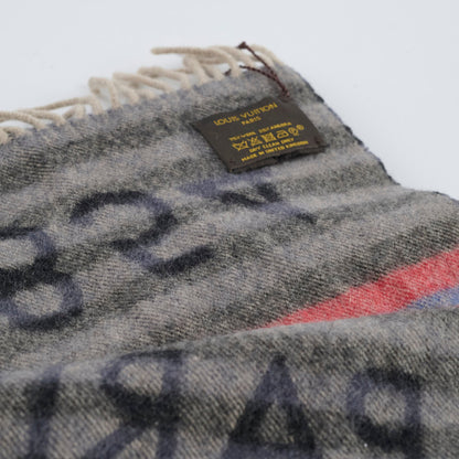 Louis Vuitton 1854 Striped Wool Scarf Grey - photo 3