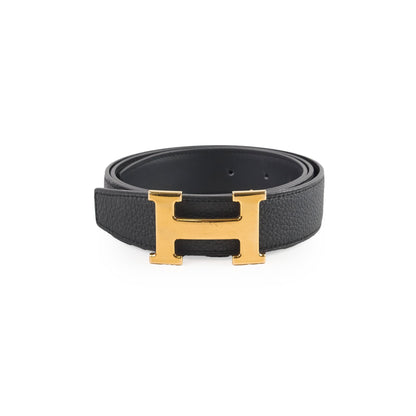Hermes Constance Belt Togo Swift Black Size 90 Y stamp33303 - photo 1