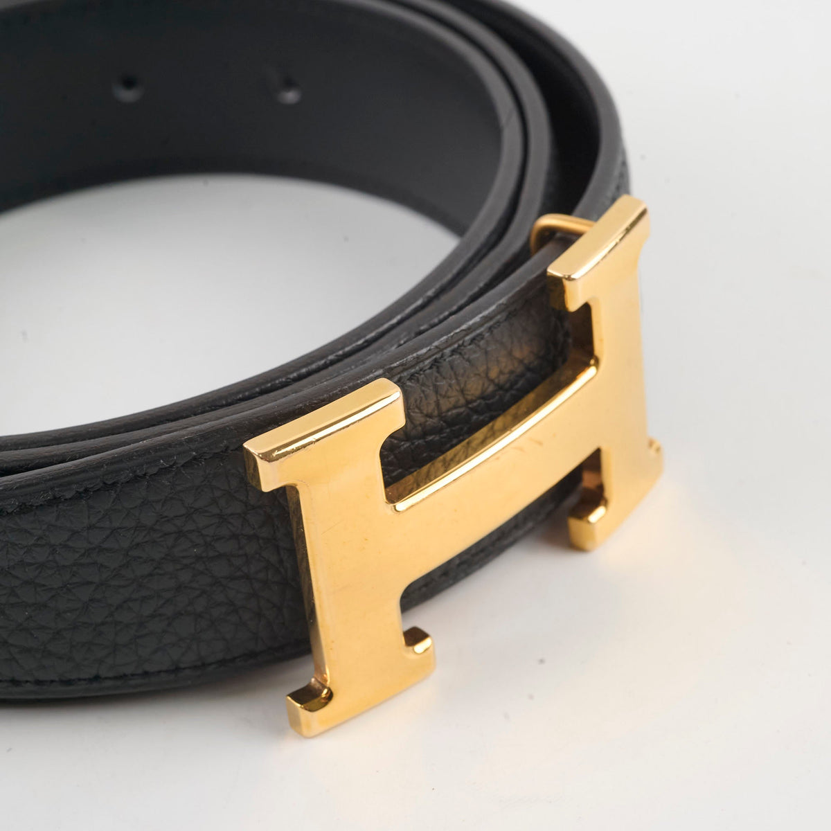 Hermes Constance Belt Togo Swift Black Size 90 Y stamp33303 - photo 7