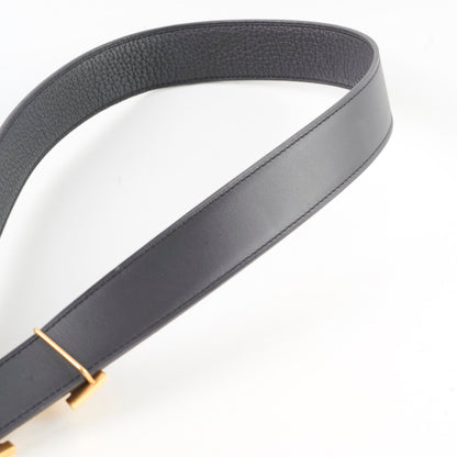 Hermes Constance Belt Togo Swift Black Size 90 Y stamp33303 - photo 8