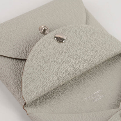 Hermes Calvi Duo Compact Chevre Mysore Gris Perle - photo 6