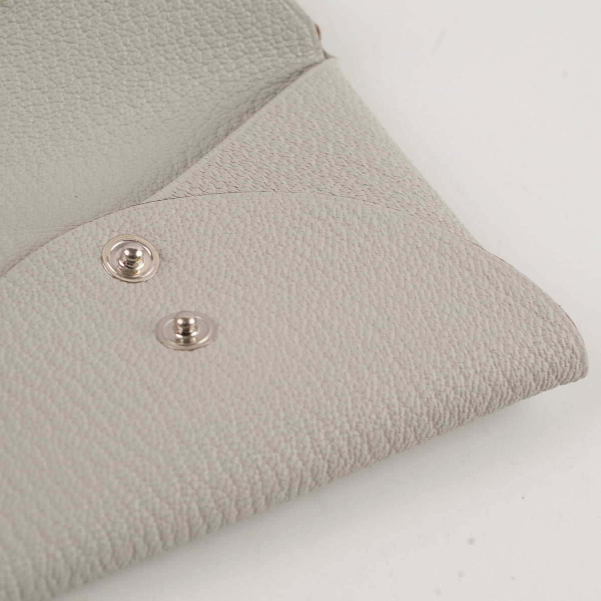 Hermes Calvi Duo Compact Chevre Mysore Gris Perle - photo 4
