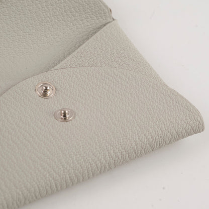Hermes Calvi Duo Compact Chevre Mysore Gris Perle - photo 4