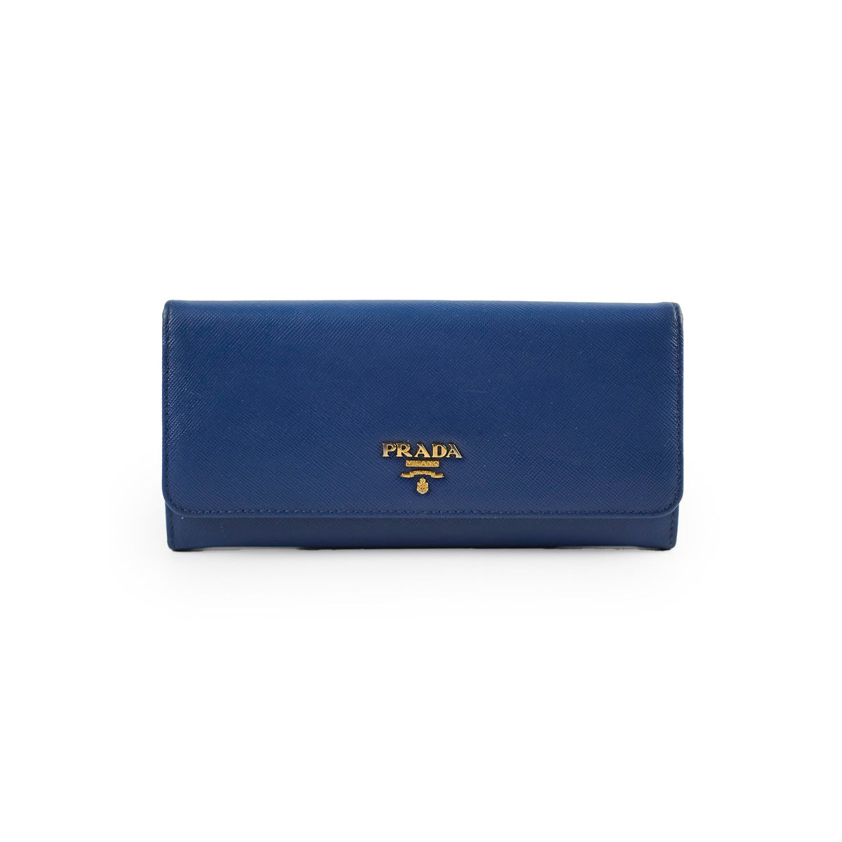 Prada Blue Saffiano Wallet - photo 1