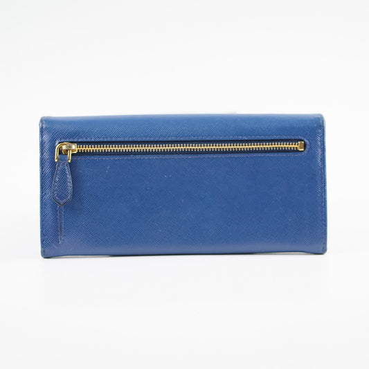 Prada Blue Saffiano Wallet - photo 2