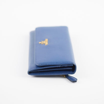 Prada Blue Saffiano Wallet - photo 3