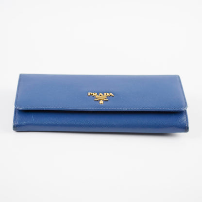 Prada Blue Saffiano Wallet - photo 4