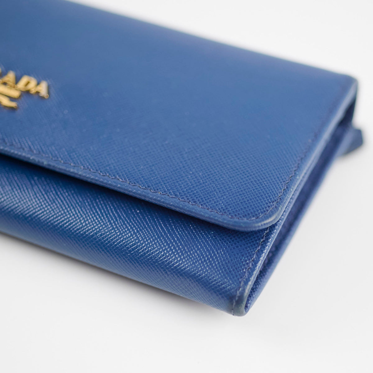 Prada Blue Saffiano Wallet - photo 11