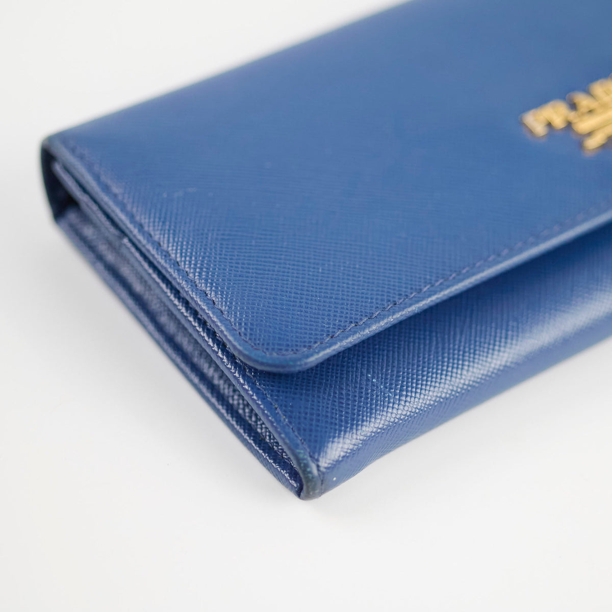 Prada Blue Saffiano Wallet - photo 10