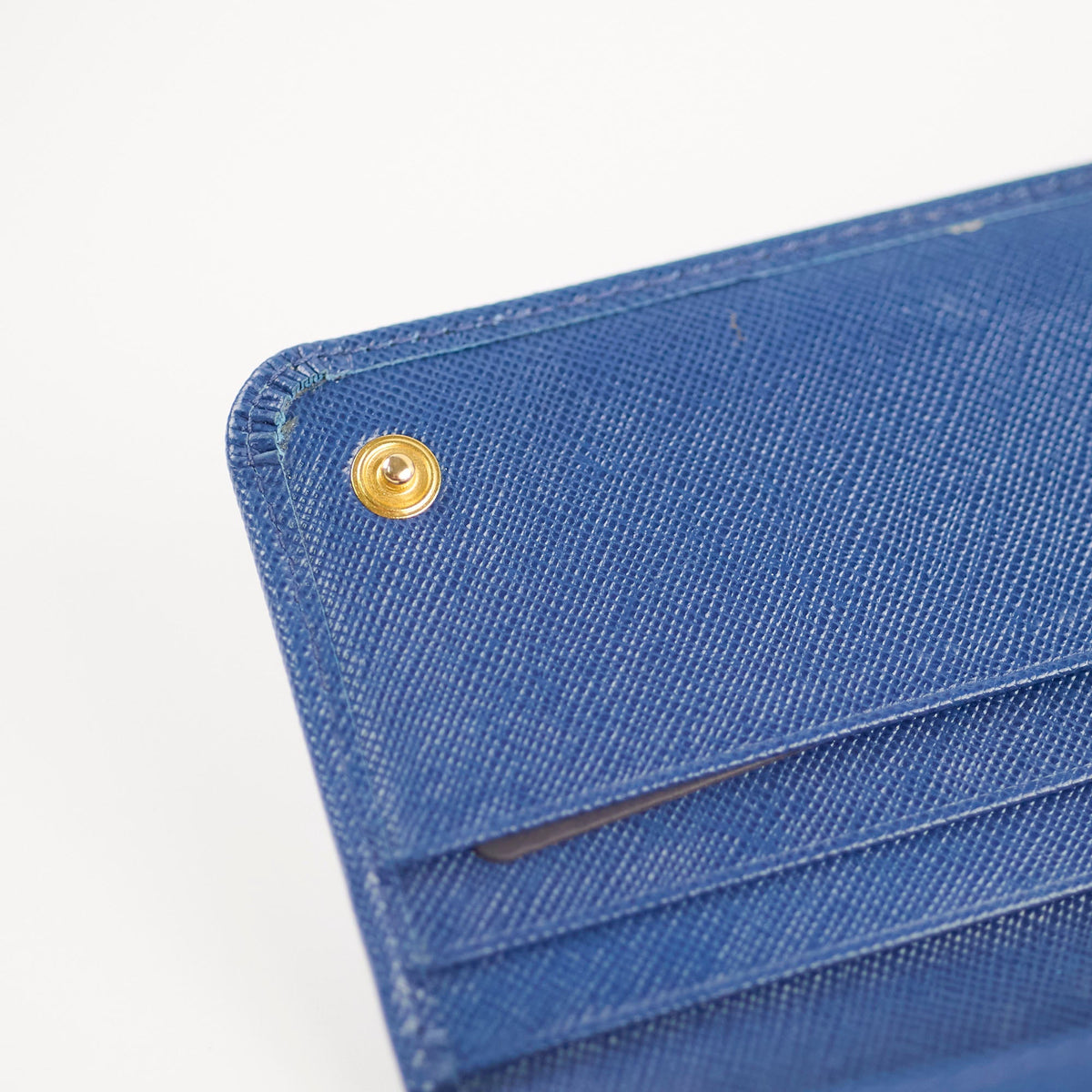 Prada Blue Saffiano Wallet - photo 9