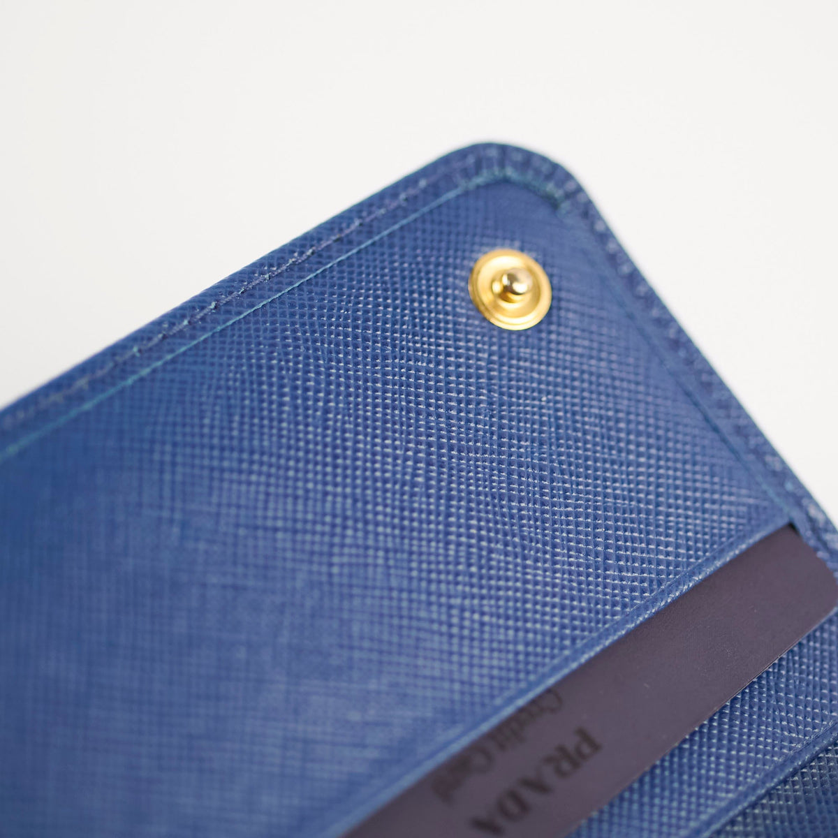 Prada Blue Saffiano Wallet - photo 8
