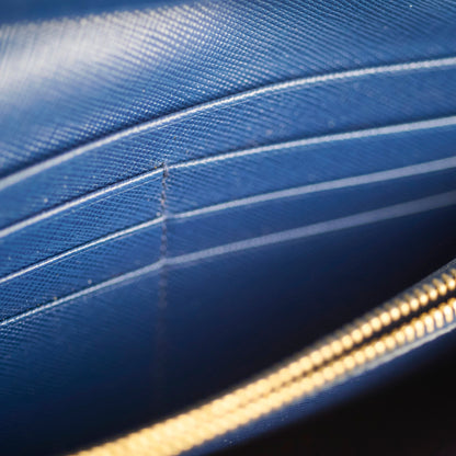 Prada Blue Saffiano Wallet - photo 6