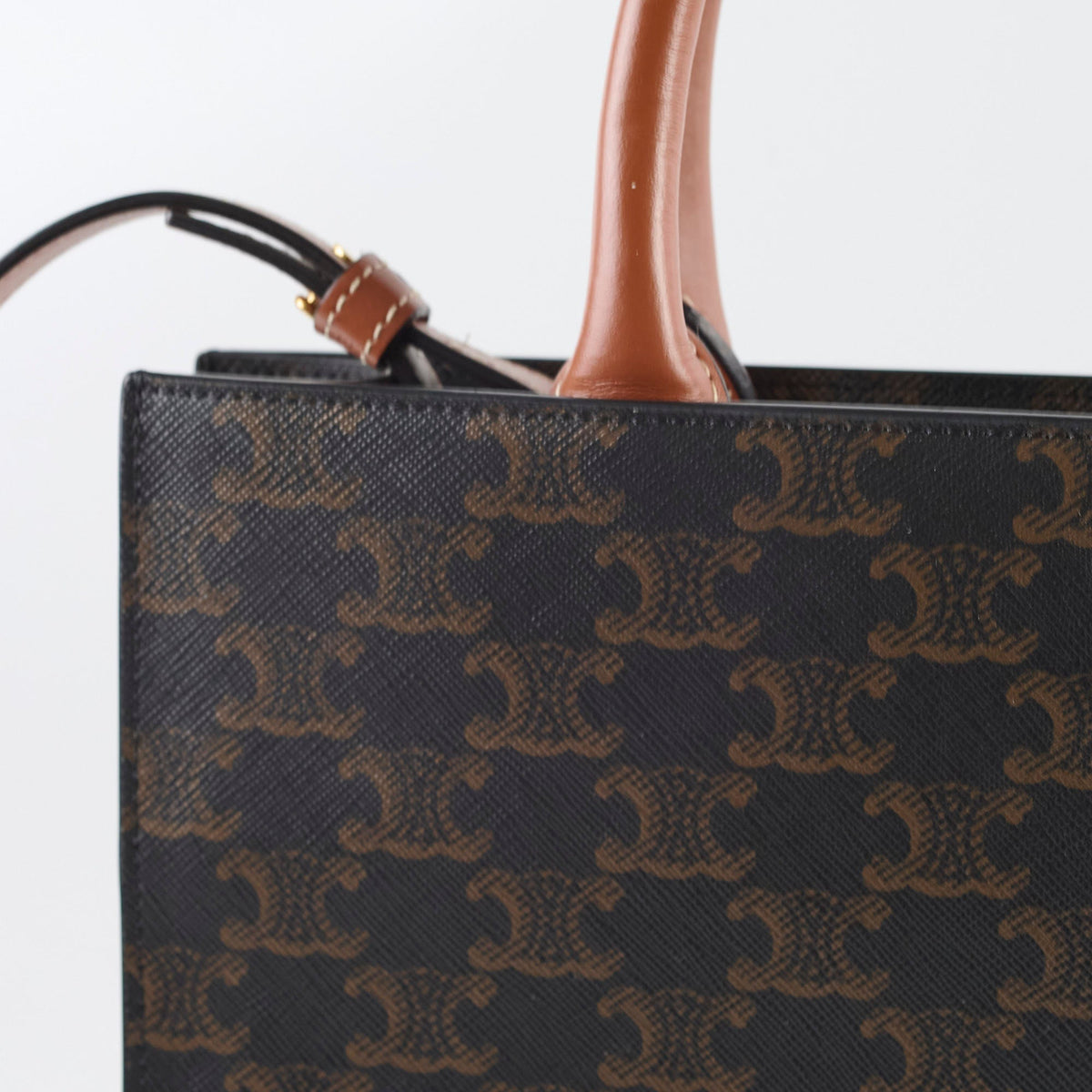 Celine Cabas Large Tote Brown - photo 14