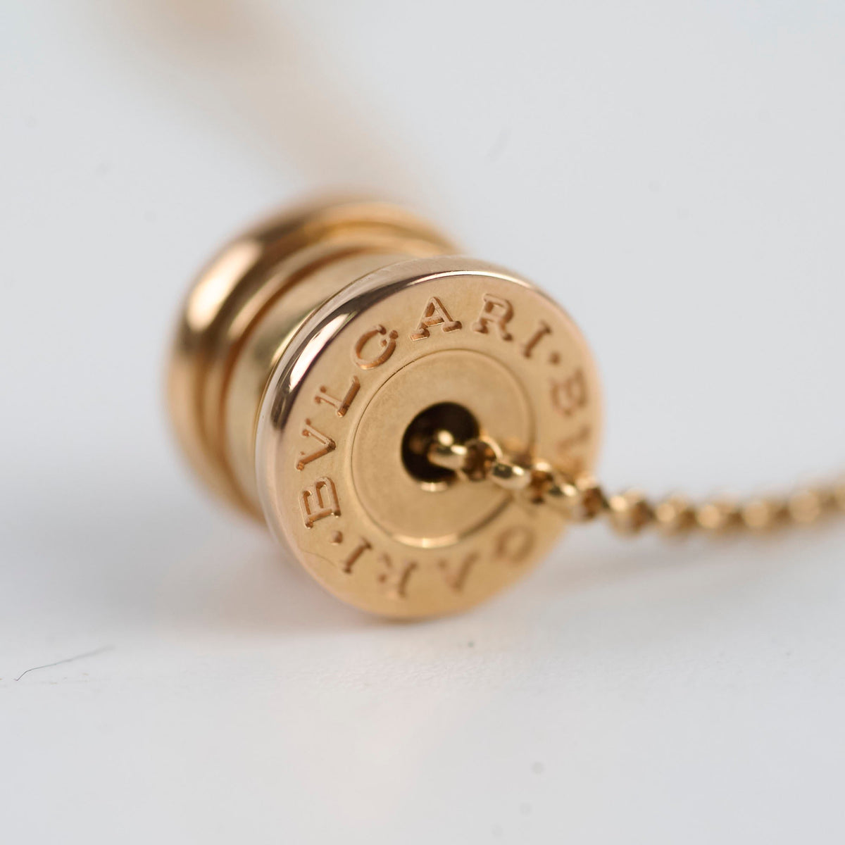 Bulgari Mini B/Zero1 Necklace Pink Gold - photo 3