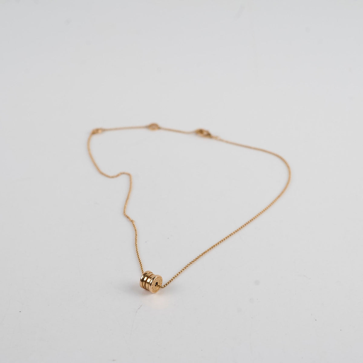 Bulgari Mini B/Zero1 Necklace Pink Gold - photo 2