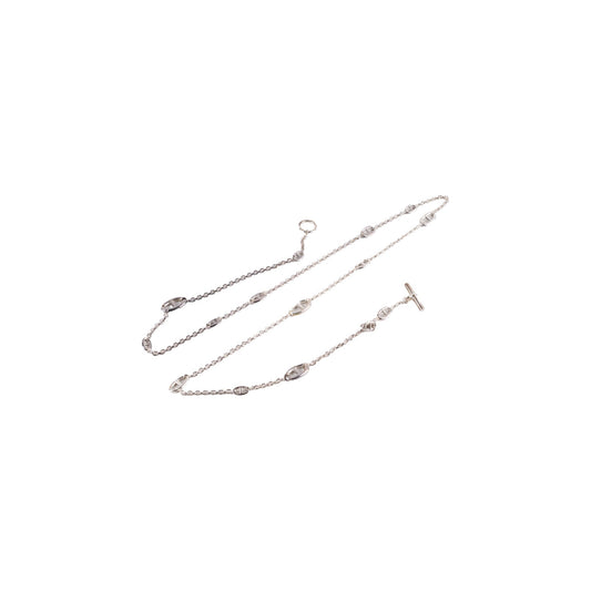 Hermes Farandole Long Necklace 120 Silver - photo 1