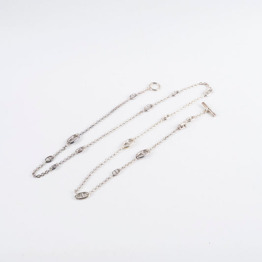 Hermes Farandole Long Necklace 120 Silver - photo 2