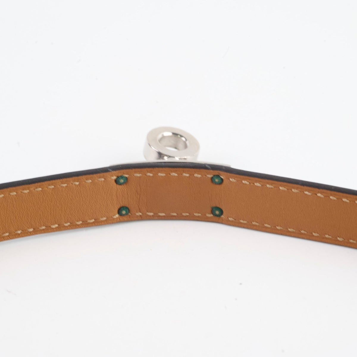 Hermes Kelly Double Tour Bracelet Size S/T2 Blue - photo 8