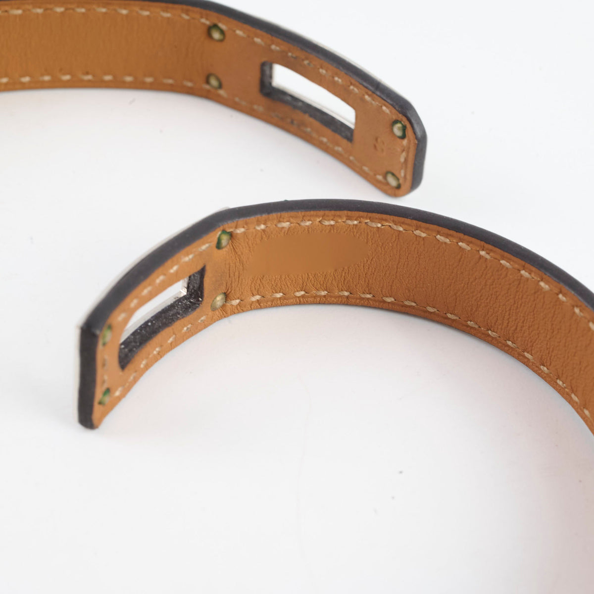 Hermes Kelly Double Tour Bracelet Size S/T2 Blue - photo 6