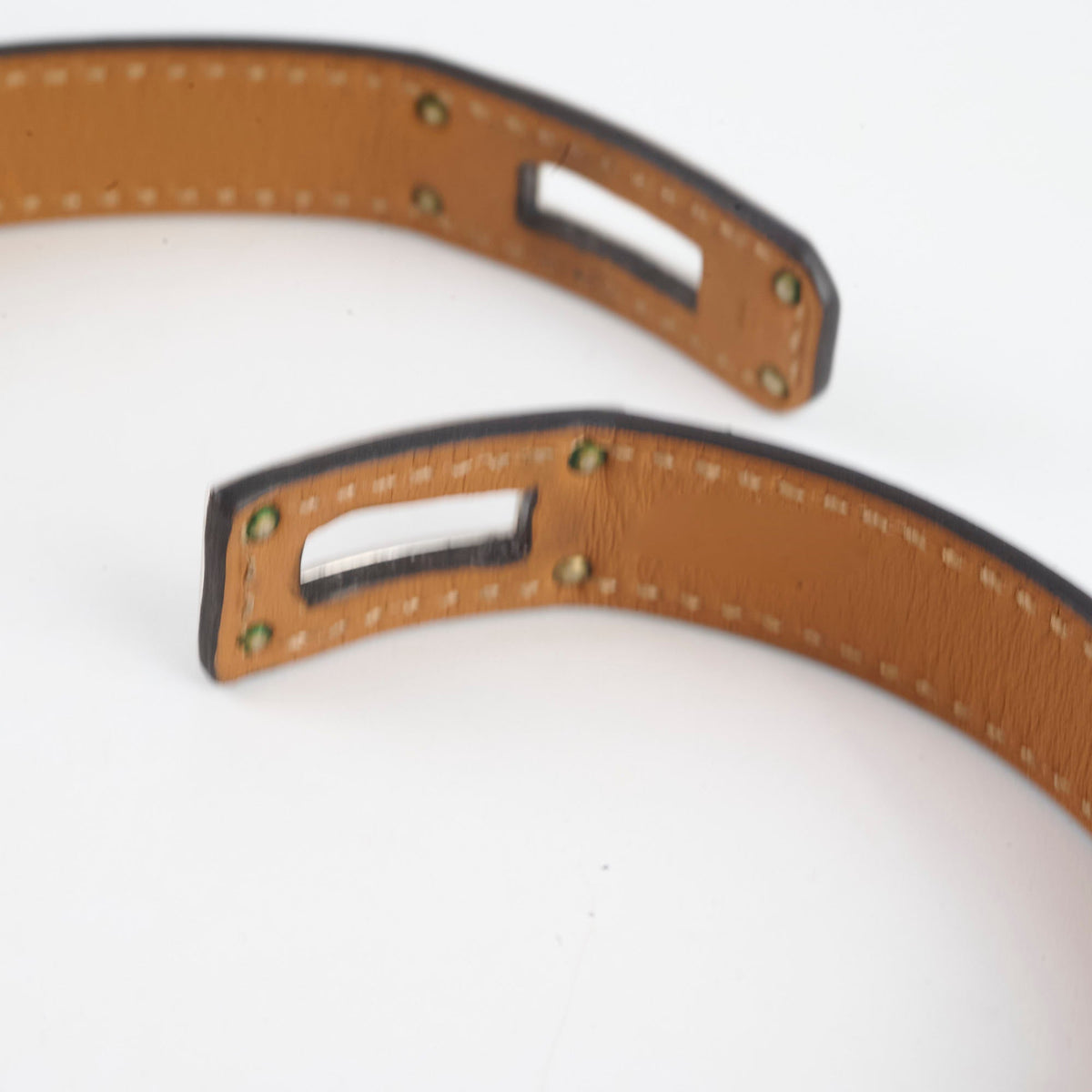 Hermes Kelly Double Tour Bracelet Size S/T2 Blue - photo 5