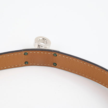Hermes Kelly Double Tour Bracelet Size S/T2 Blue - photo 4