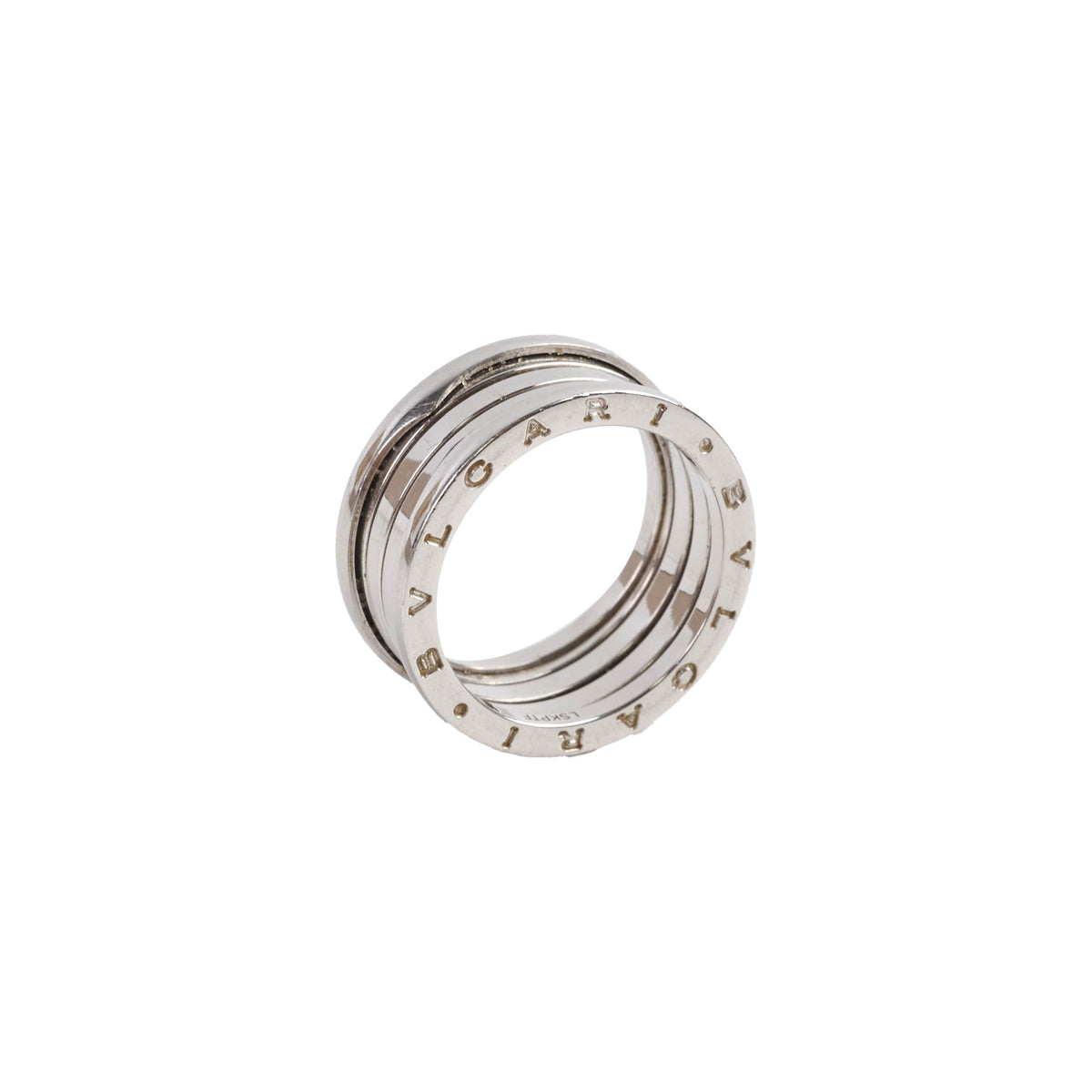 Bulgari B.Zero1 Ring 4 Bands Size 65 White Gold - photo 1