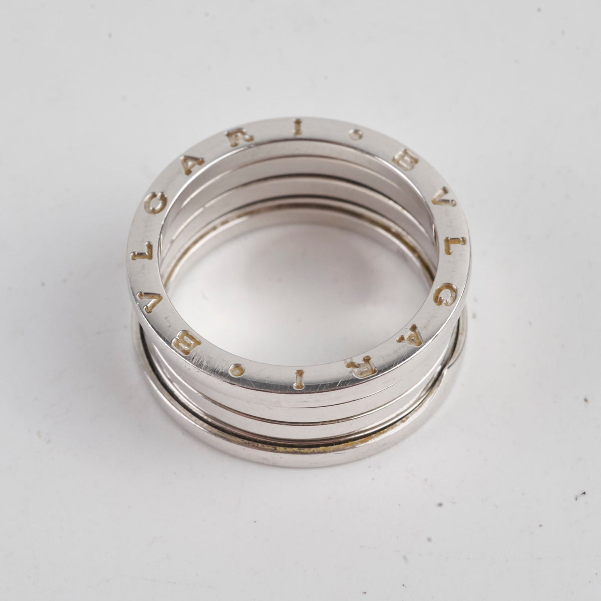 Bulgari B.Zero1 Ring 4 Bands Size 65 White Gold - photo 4