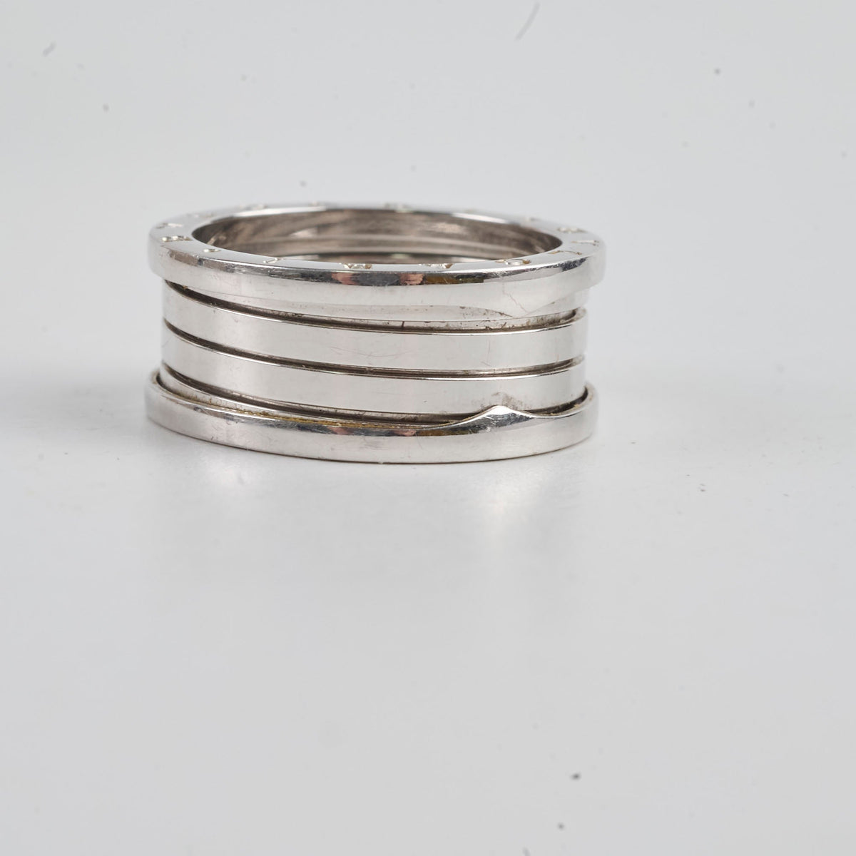 Bulgari B.Zero1 Ring 4 Bands Size 65 White Gold - photo 3