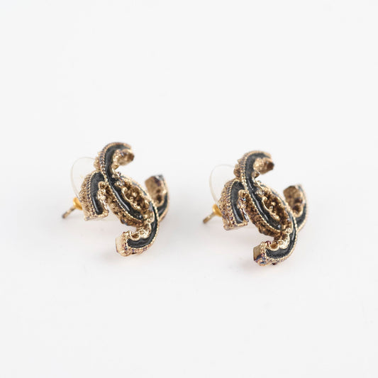 Chanel CC Earrings Black Costume Jellewery - photo 2