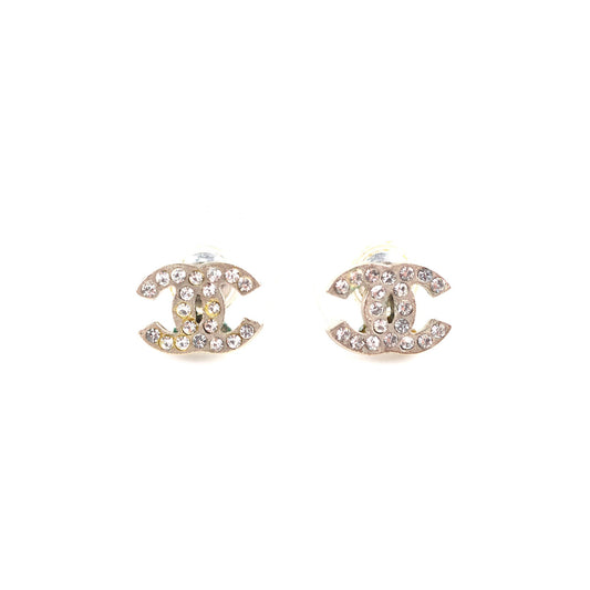 Chanel Crystal CC Earrings Costume Jewellery - photo 1